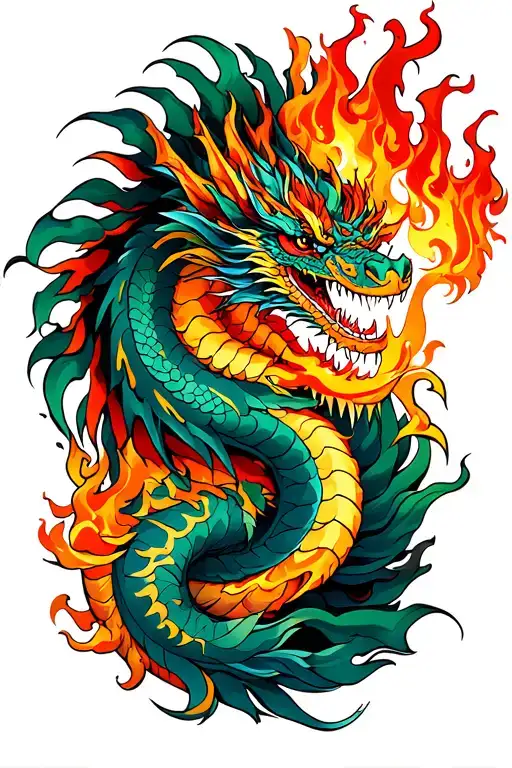 Dragon Breathing Fire