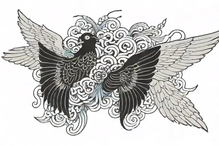 Wings Flying