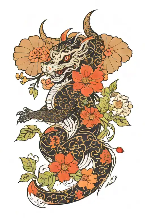 Flowers And Animals Symbolizes Healing