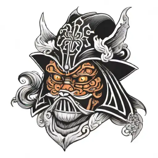Kitsune Mask With Darth Vader