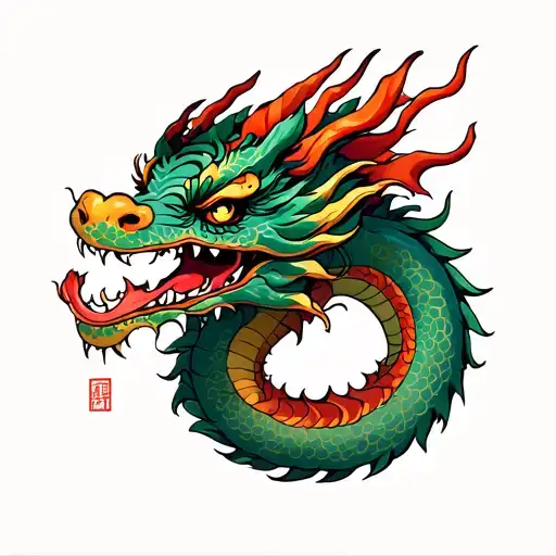 Dragon Baby And Father