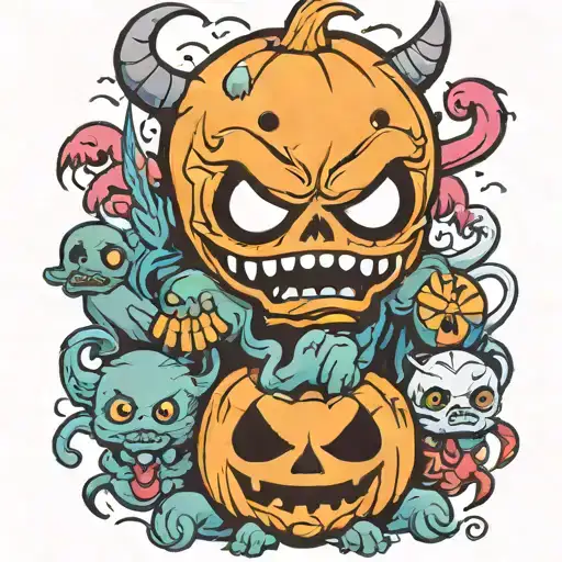 Kawaii Halloween Monster War