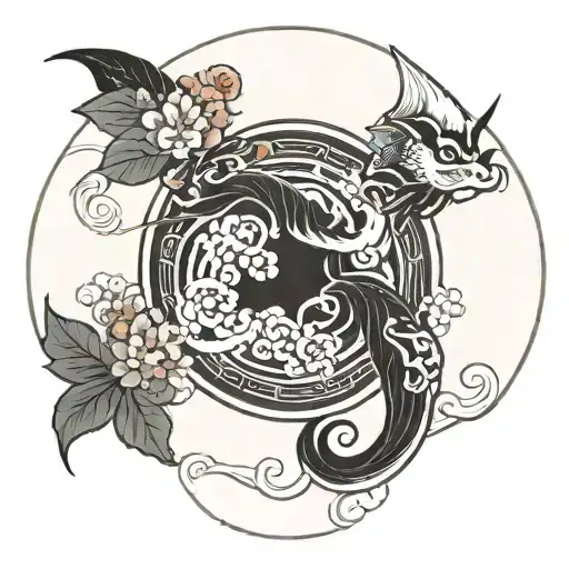 Magic And Kindness Symbol Intertwined