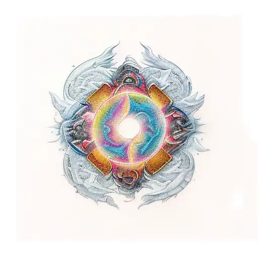 Fire And Water In Yin Yang