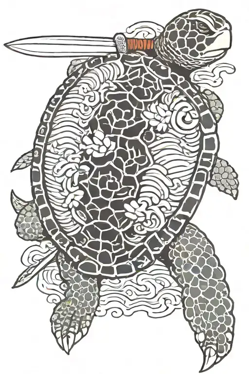 Turtle And Knife