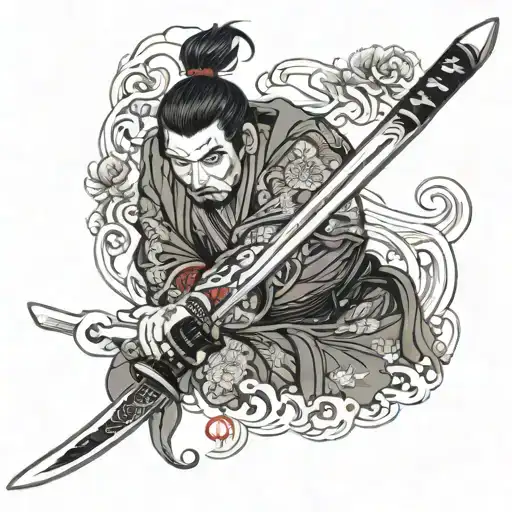 It Is What It Is A Drawing His Katana