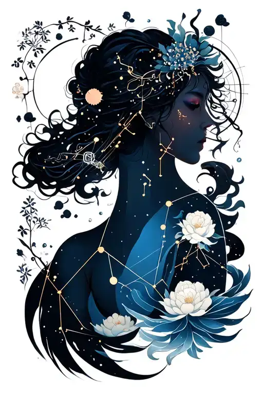 Aquarius Constellation Reflecting