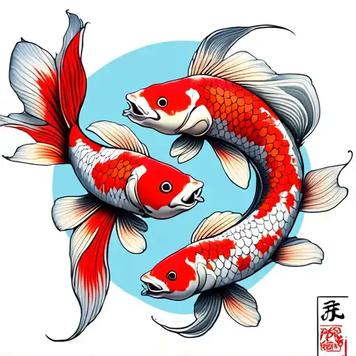 3 Koi Fish Biggest To Smallest