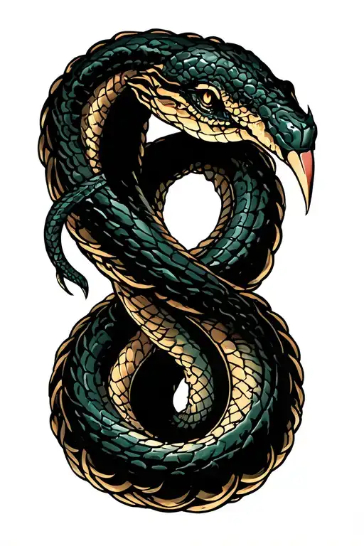 Harry Potter Dark Mark With Names Inside The Snakes Body