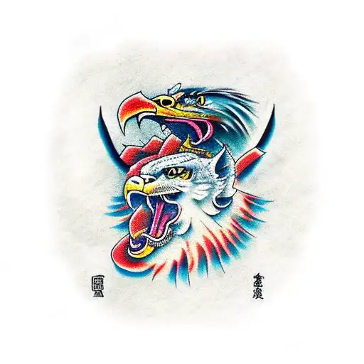 Jaguar With Eagle Wings