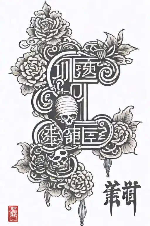 Balloon Letters And Gothic Style