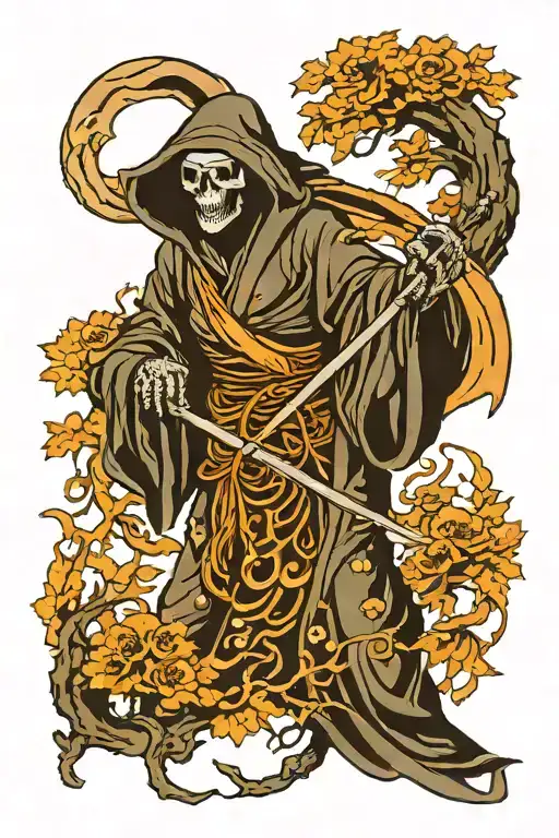 Grim Reaper Silohuette