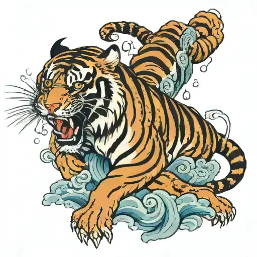 Tiger Fighting