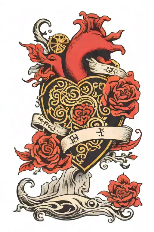 Heart With Names In It