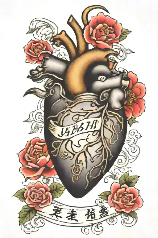 Heart With Names In It