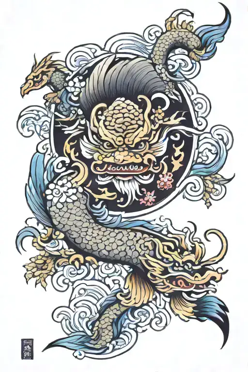 Oriental Inspired Design Combining Elements