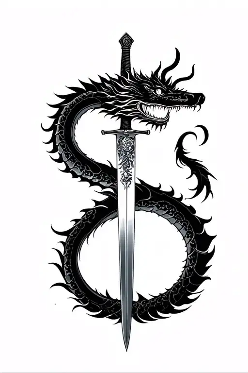 Dragon And Sword