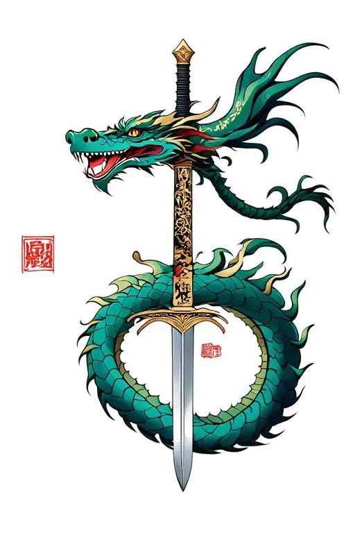 Dragon And Sword