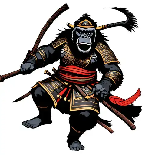 Samurai Warrior Ape