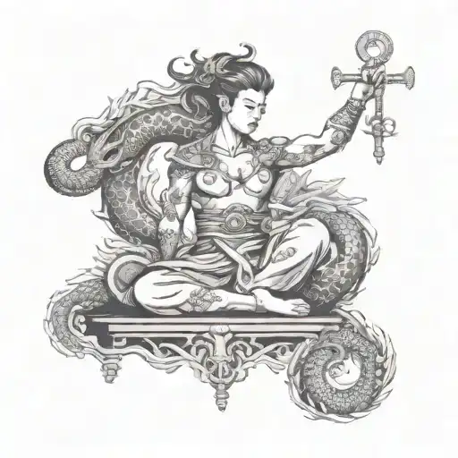 Libra With Dragon