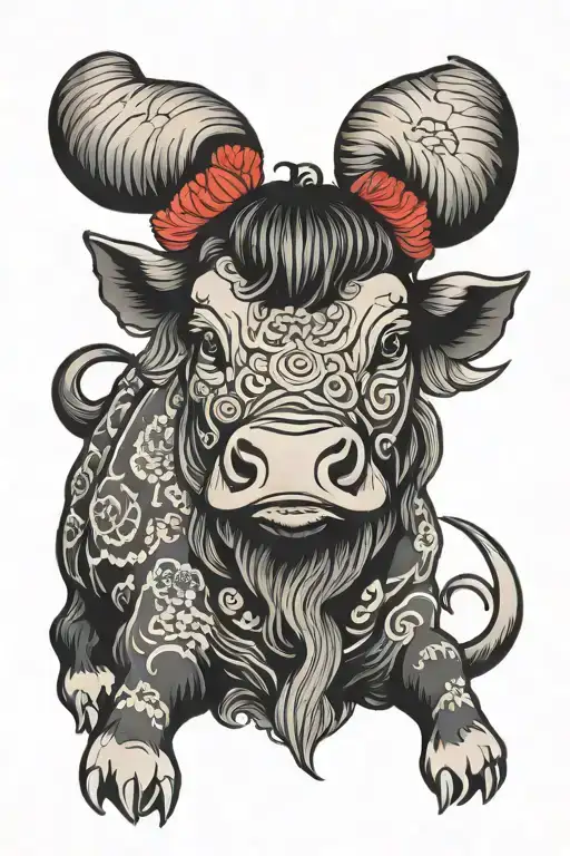 Traditional Japanese Ox