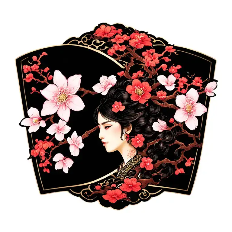 Sakura Blossom Tramp Stamp