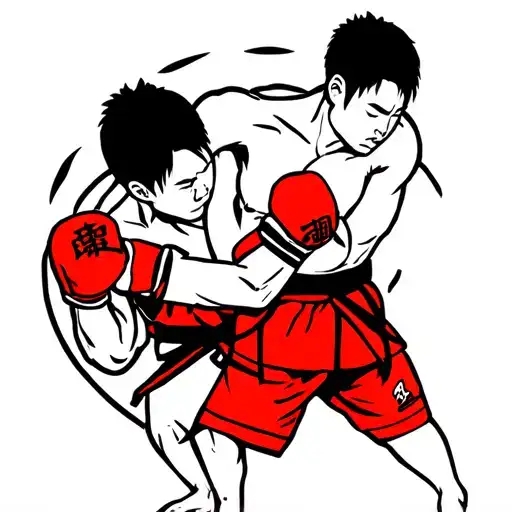 Boxing Judo Wrestling Symbols