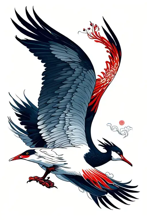 Crane Flying