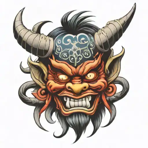 Oni Demon Mask