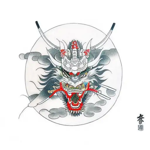 Samurai With A Dragon