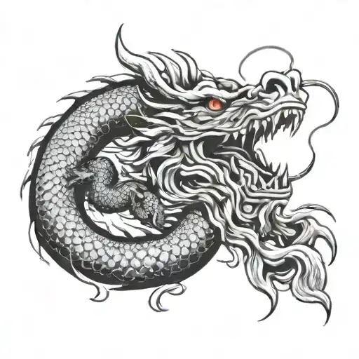 A Dragon Breathing Fire Breathing Dragon