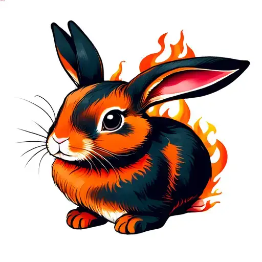 Rabbit Made Of Fire