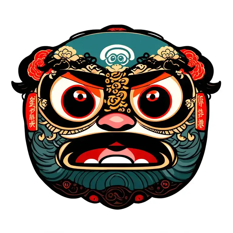Kaizen With Daruma Doll And