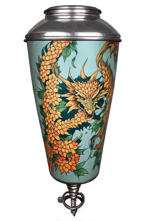 Gargoyle Fermenter Hops Vines With Barley