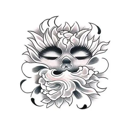 Sun And Cherry Flower