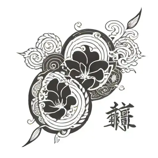 Japanese Style Tattoo Patchwork For Men Shoulder