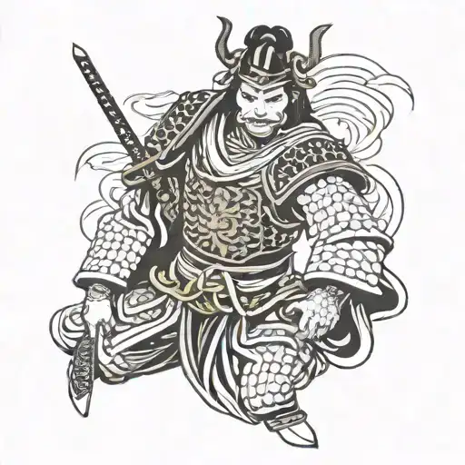Armoured Samurai Warrior