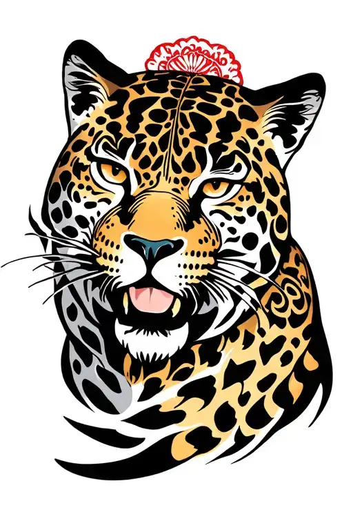 Mexican Jaguar Face