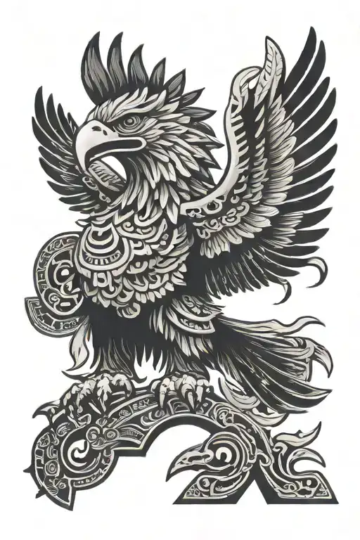 Mayan Eagle Hidden Letters Pbcgma
