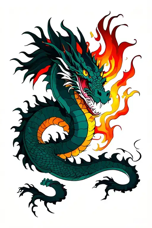 Dragon Breathing Fire