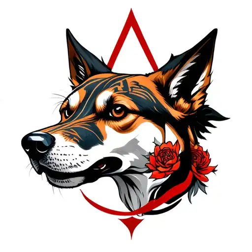 Assassin's Creed Logo With The Foxhound Symbol From Metal Gear Solid