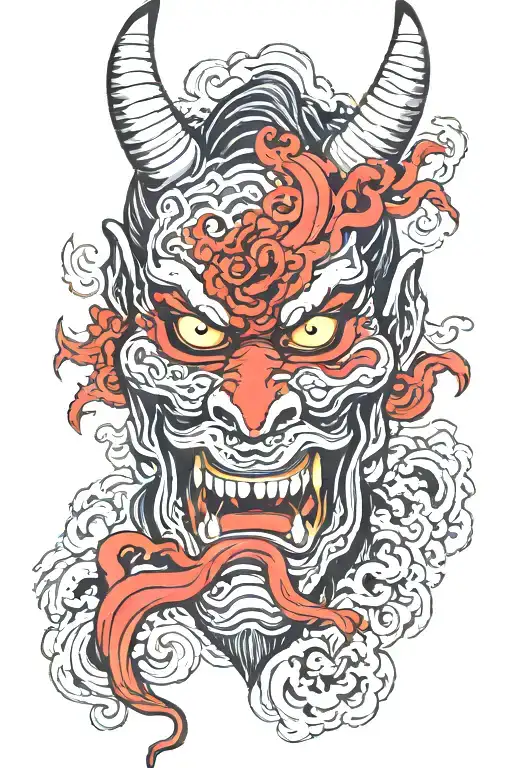Oni Demon Mask