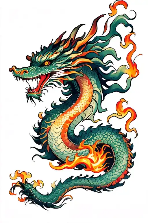 Dragon Breathing Fire