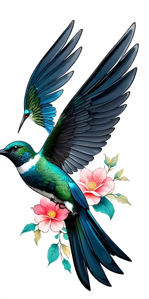 Humming Bird Flying