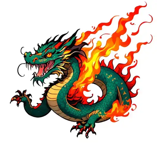Dragon Breathing Fire