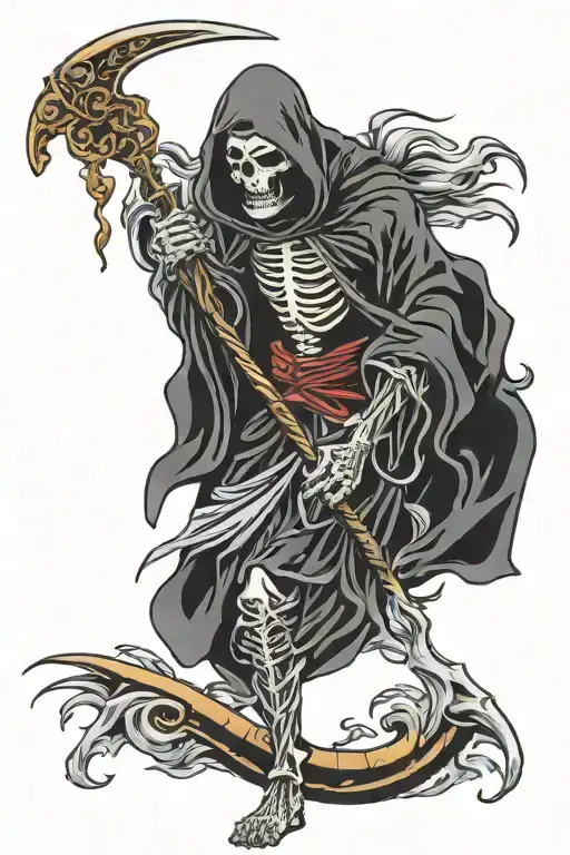 Grim Reaper With Scythe