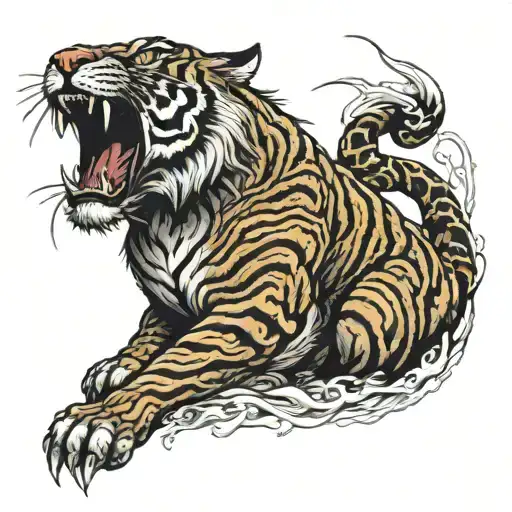 Aggressive Tiger