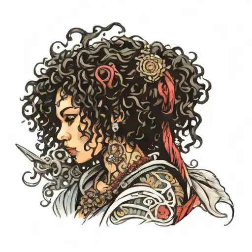 Gypsies Black Female Pirates With Curly Hair