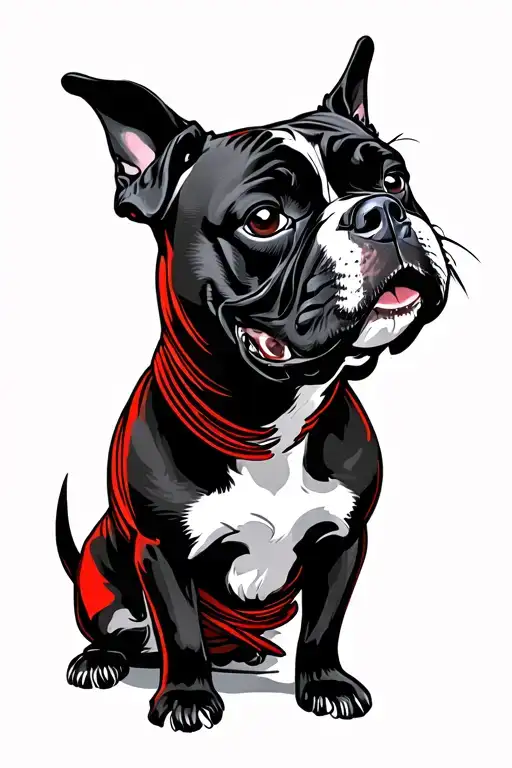 Japan Style With A Boxer Dog