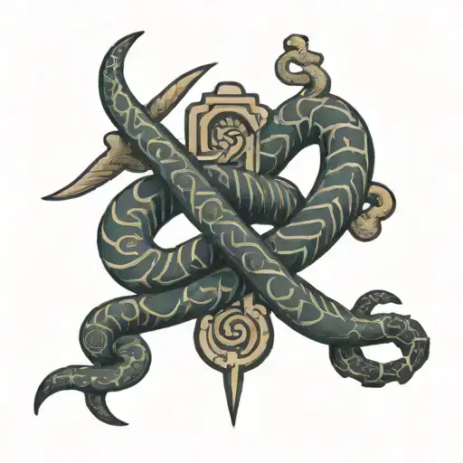 Thin Rod Of Asclepius Down My Spine